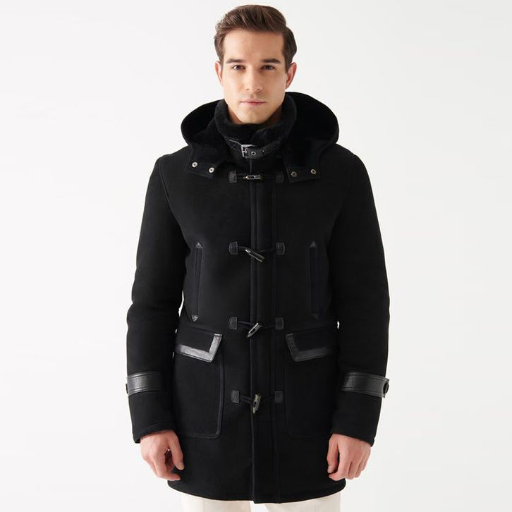 Why Choose a Men's Black Shearling Coat: Timeless Style and Unparalleled Warmth