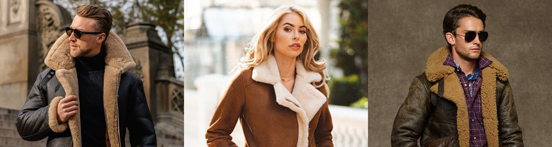 Buy Best Shearling Coats and Jackets for Men & Women