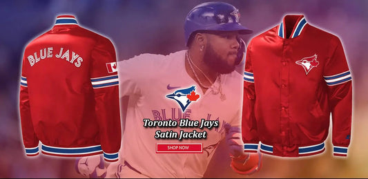 Canada Day Toronto Blue Jays Red Varsity Jacket