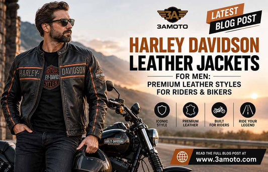 Harley Davidson Leather Jackets for Men: Premium Leather Styles for Riders & Bikers