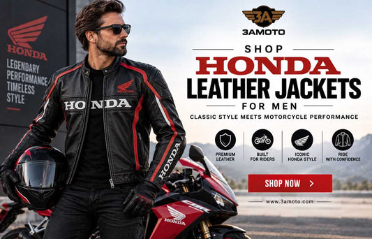 Shop Honda Leather Jackets for Men: Classic Style Meets Motorcycle Performance