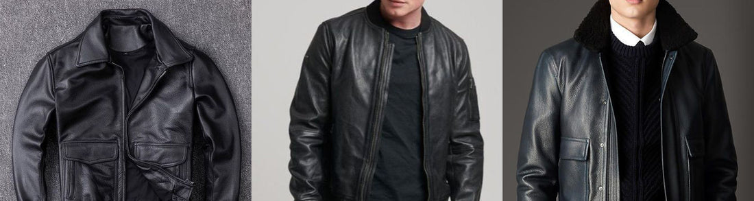 Best Men's Bomber Leather Jacket