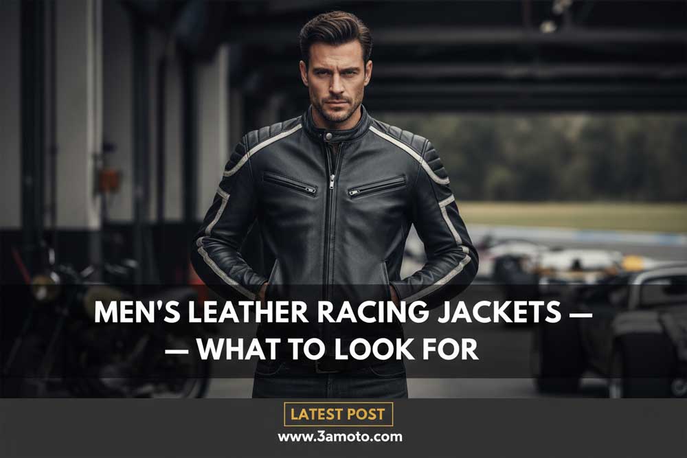 Men’s Leather Racing Jackets — What to Look For