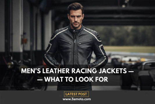 Men’s Leather Racing Jackets — What to Look For