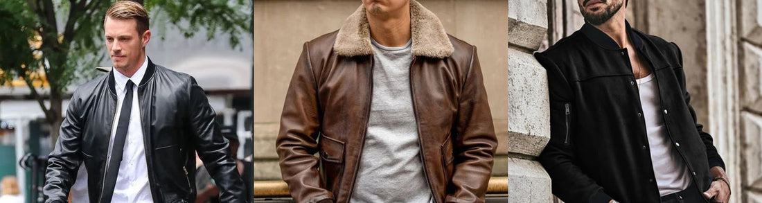 Men’s Bomber Leather jackets - How did these come into style?