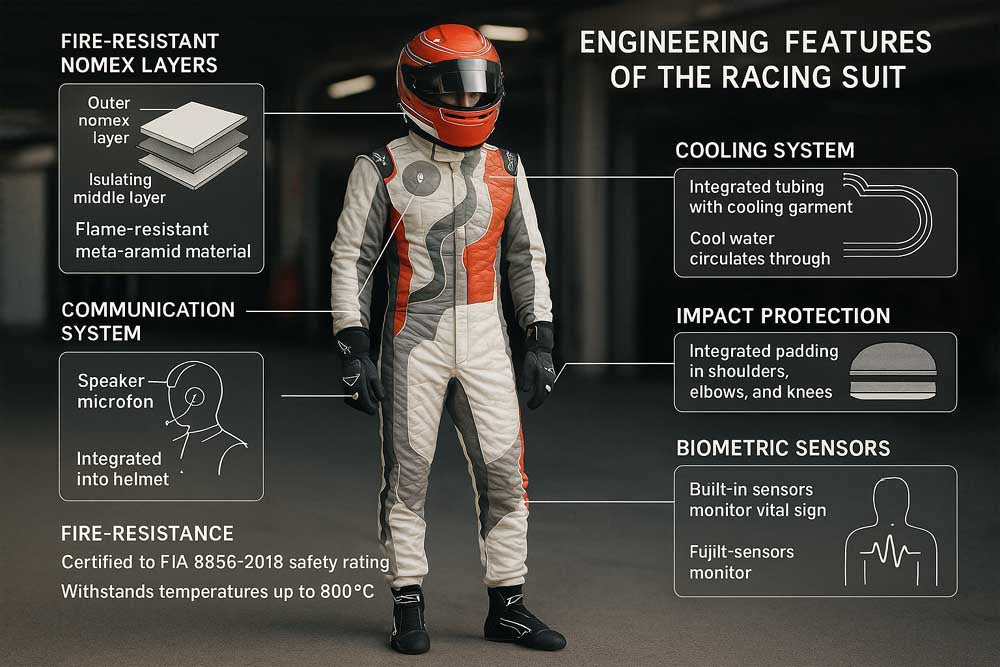 More Than a Costume: The Engineering Behind a Real F1 Racing Suit