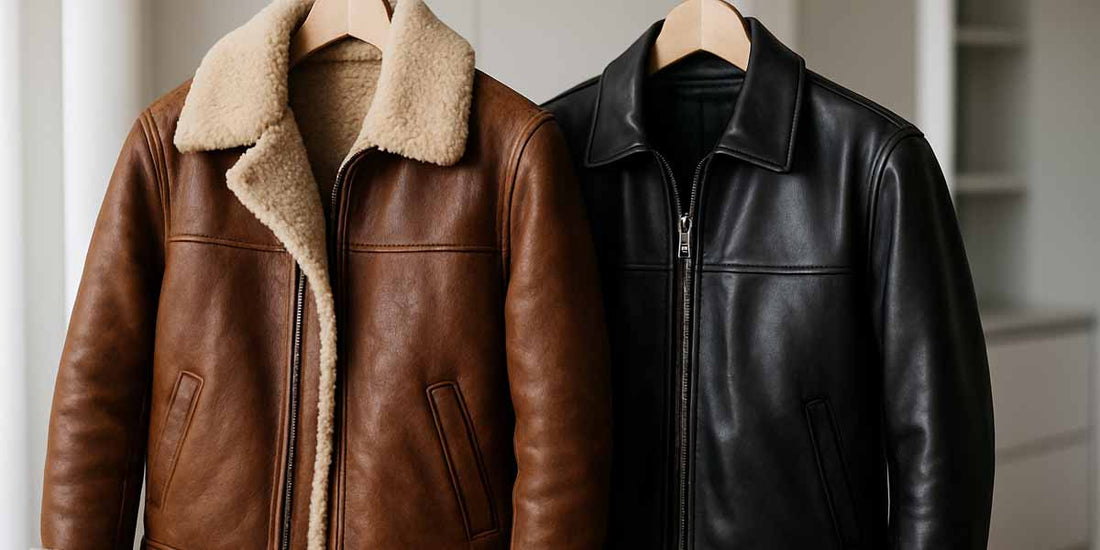 Shearling vs Regular Leather Jackets: Which One Suits You?