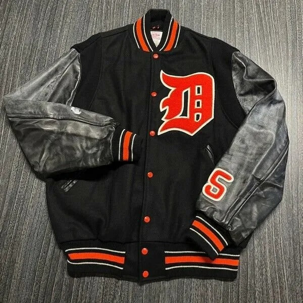 Step Up Your Game with Detroit Tigers Leather Jacket
