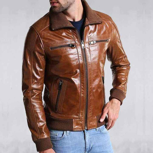 What is he history of leather bomber jacket? - 3amoto