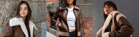 shearling leather jacket