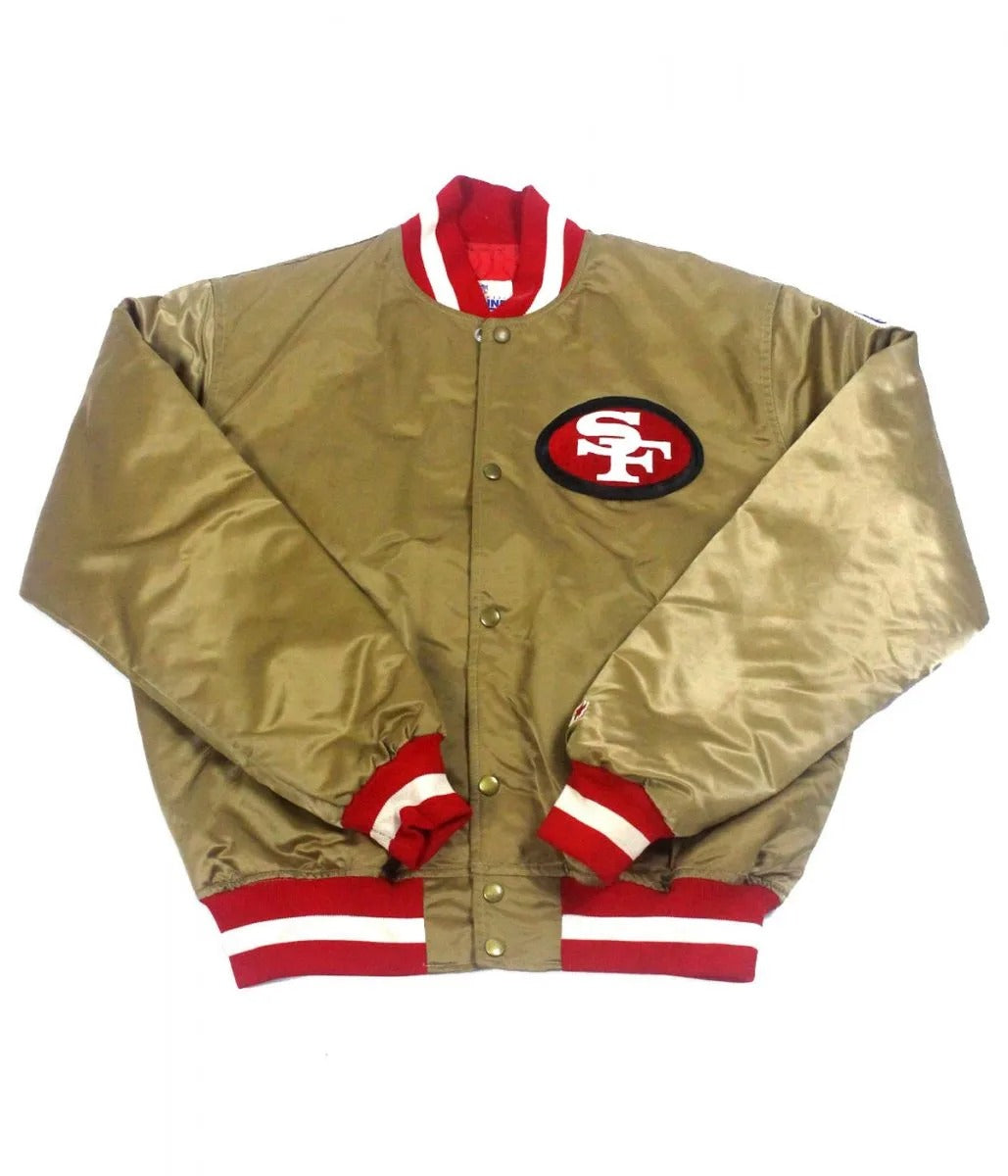 San Francisco 49ers 80s Satin Jacket - 3amoto