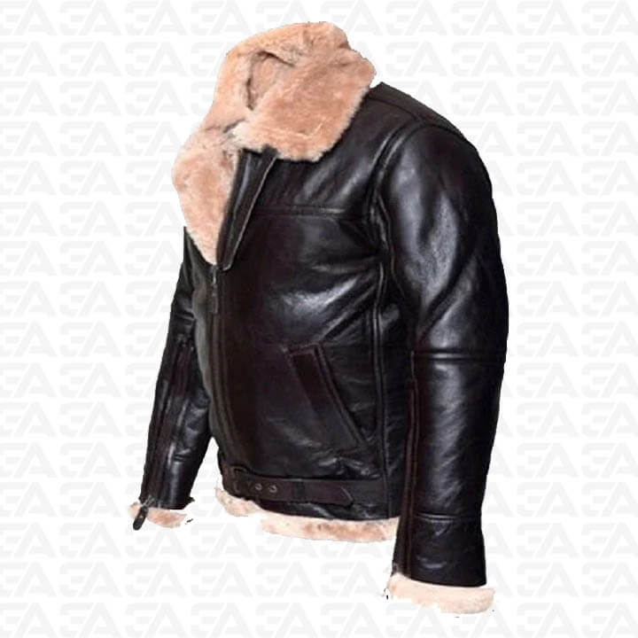 B3 Shearling Aviator Bomber Jacket