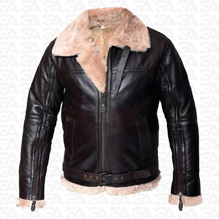 B3 Shearling Aviator Bomber Jacket