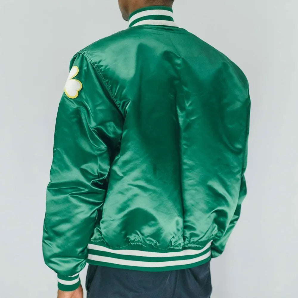 Celtics suede bomber high quality Jacket