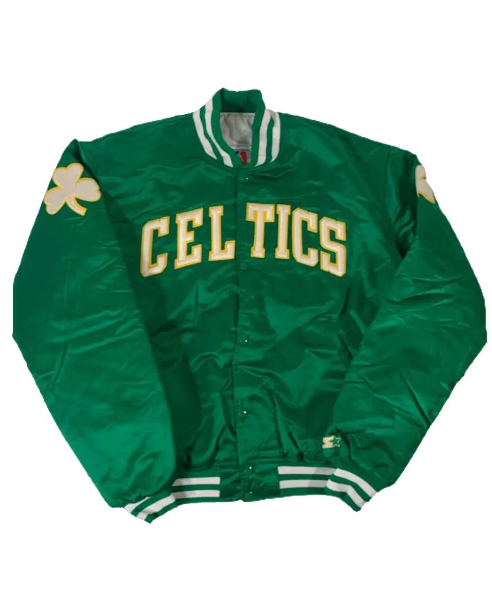 Classic Boston Celtics Bomber Starter Jacket