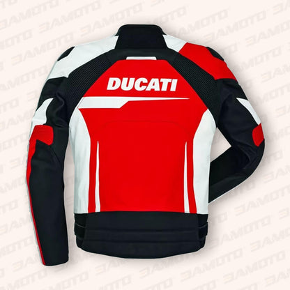 Ducati Corse Speed Evo C1 Racing Leather Jacket for Men - 3amoto