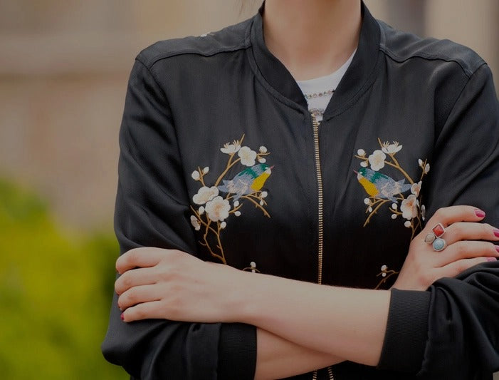 Embroidered Leather Jackets