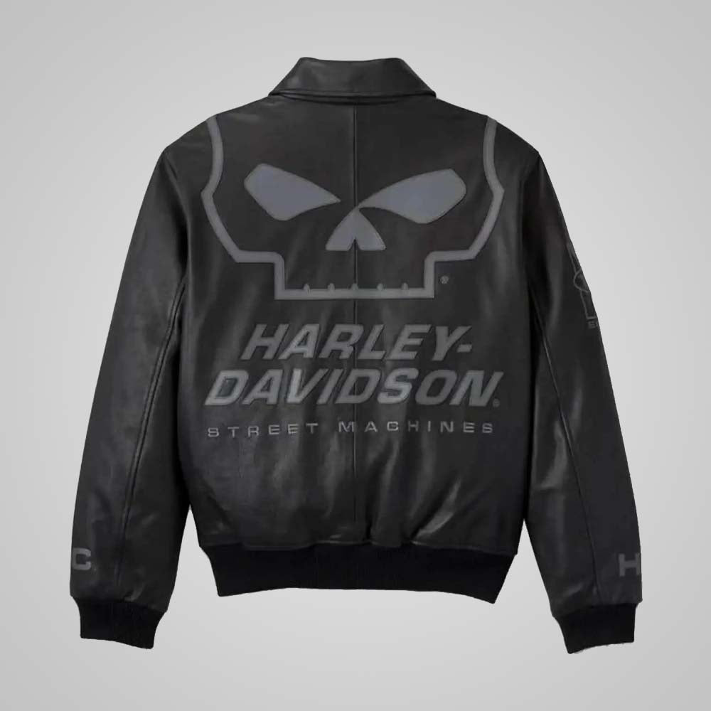 Harley Davidson Willie G Skull Leather Jacket | Iconic Style