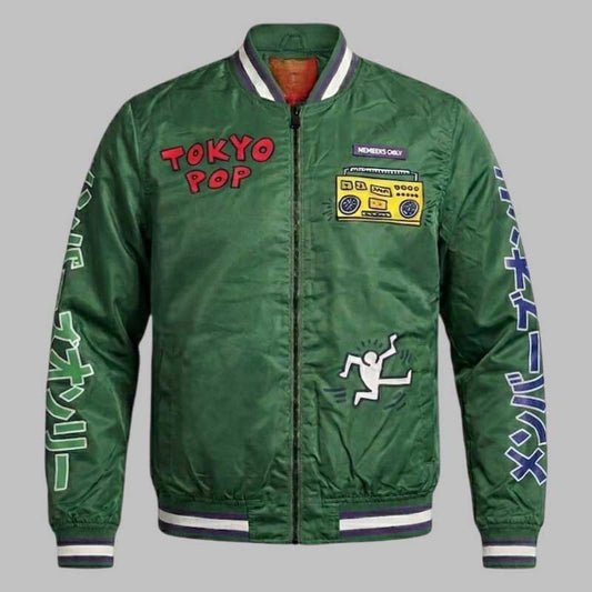 Keith Haring Tokyo Pop Bomber Jacket - 3amoto shop