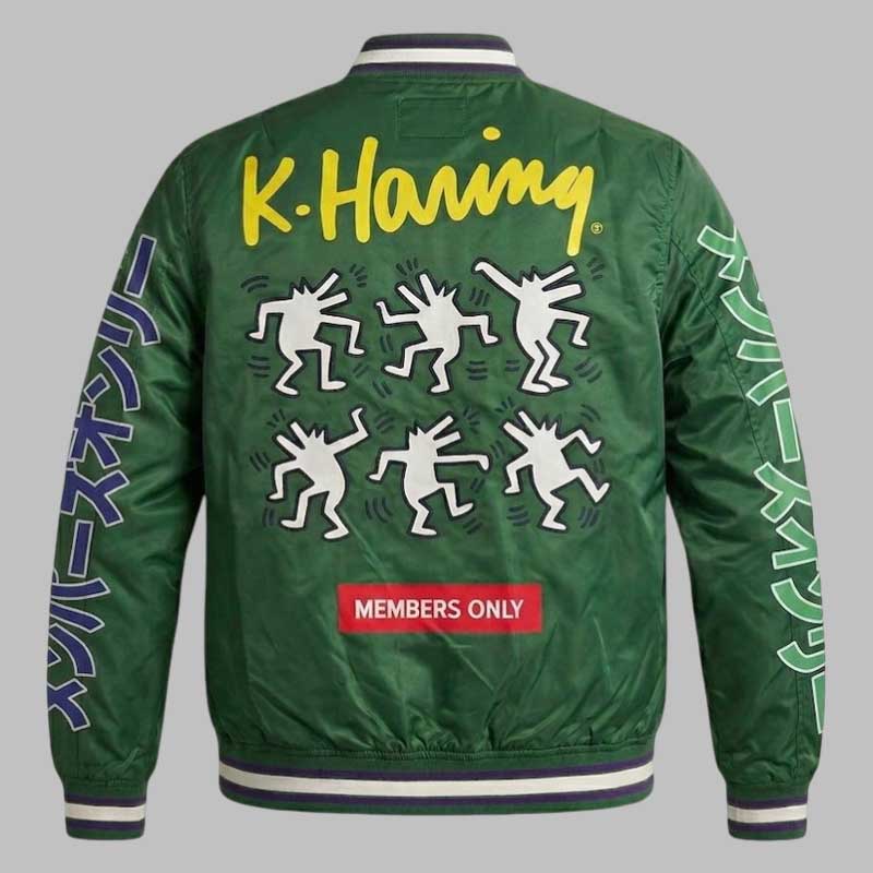 Keith Haring Tokyo Pop Bomber Jacket