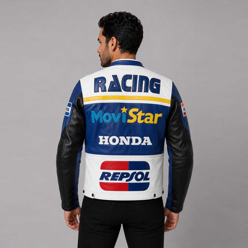 Movistar Honda Repsol Racing Leather Jacket