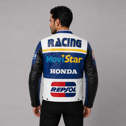 Movistar Honda Repsol Racing Leather Jacket