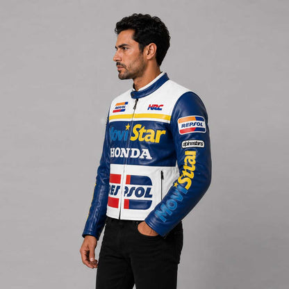 Movistar Honda Repsol Racing Leather Jacket