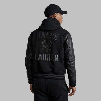 New York varsity letterman jacket for streetwear
