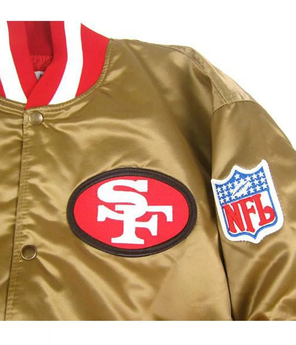 San Francisco 49ers 80s Satin Jacket - 3amoto