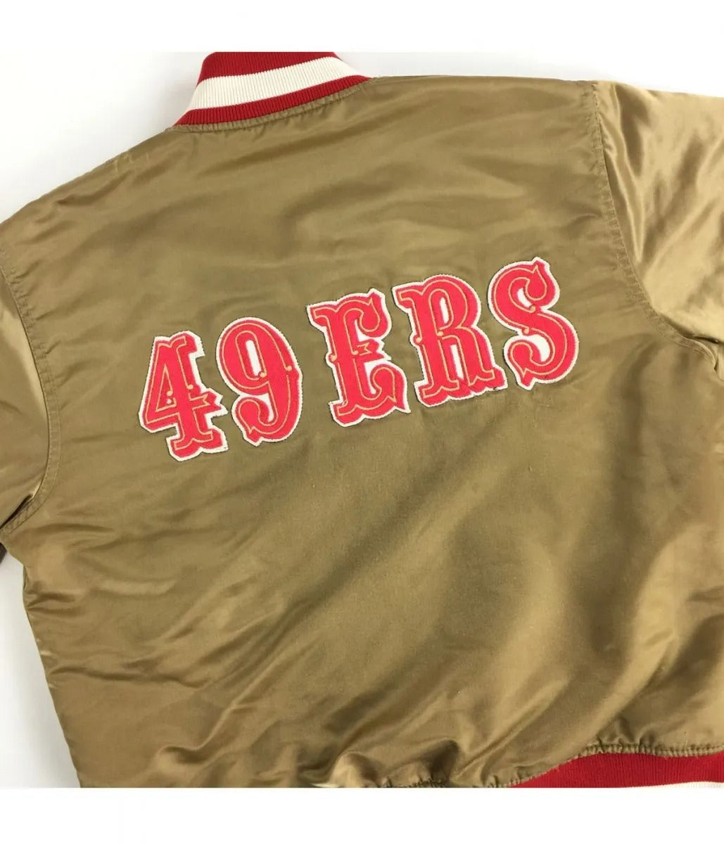 San Francisco 49ers 80s Satin Jacket - 3amoto