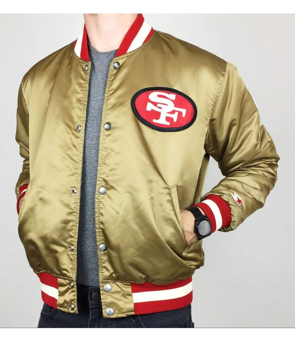 San Francisco 49ers 80s Satin Jacket - 3amoto