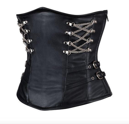 Sheep Nappa Leather Underbust Corset