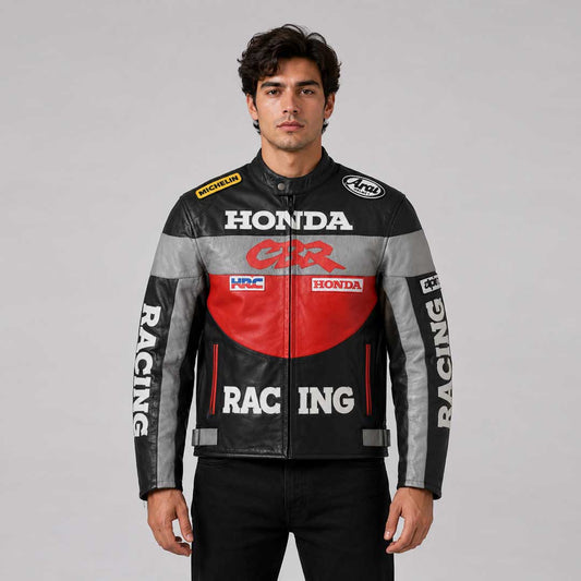 Vintage Honda Racing Leather Jacket - 3amoto shop