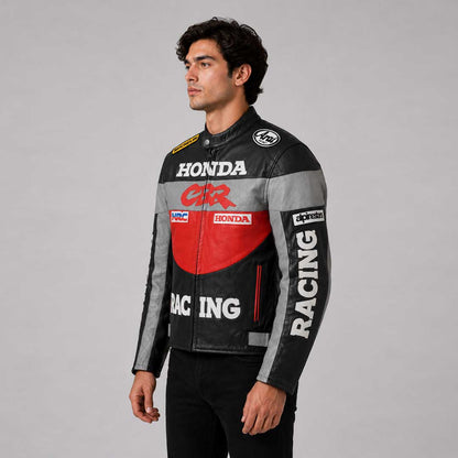 Vintage Honda Racing Leather Jacket