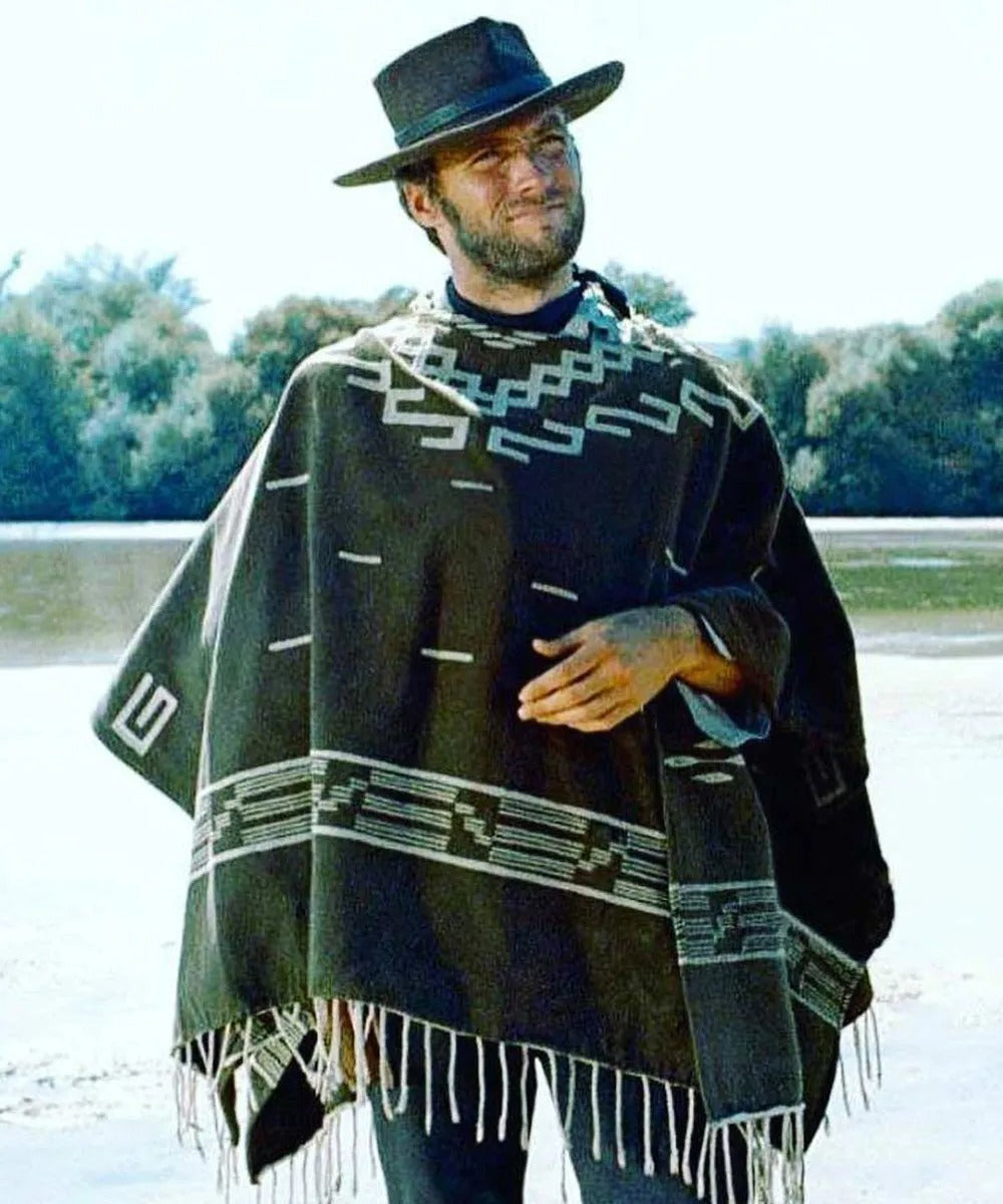 Clint Eastwood A Fistful of Dollars Poncho - Western Legend Style