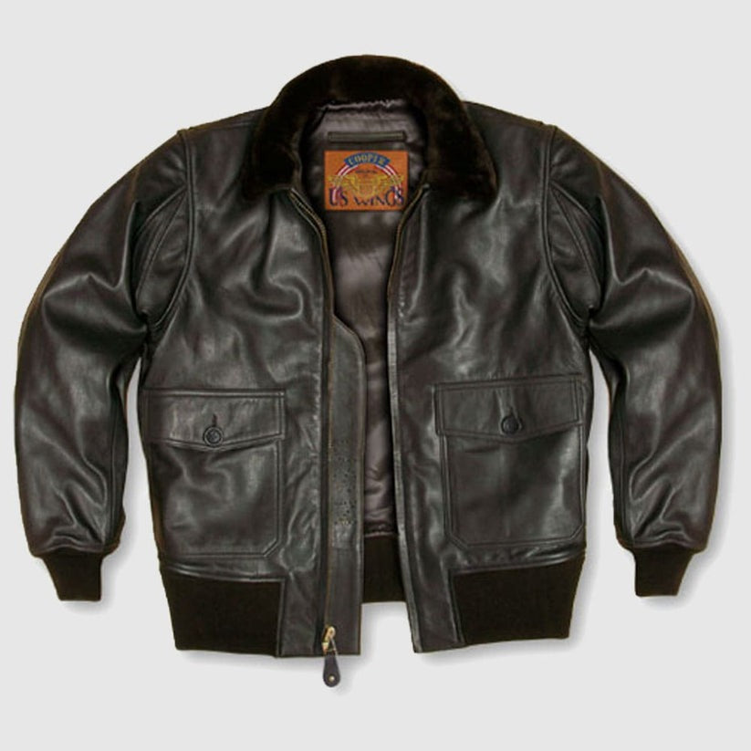 Cooper Original US Navy G-1 goatskin flight jacket by 3AMOTO