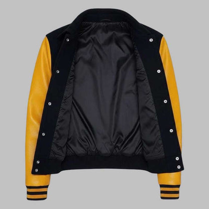 Fall Guy Black Yellow Varsity Jacket