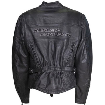 Harley Davidson Men's RELIC Willie G Skull Leather Vest L H-D