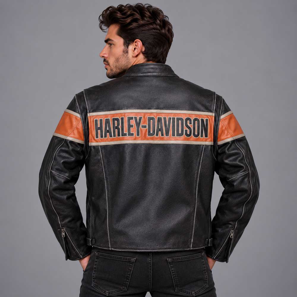 Harley Davidson Men’s Victory Lane Leather Jacket