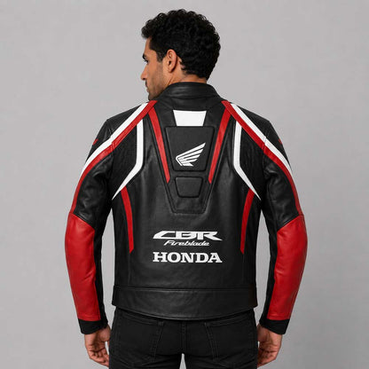 Honda CBR Cowhide Racing Leather Jacket