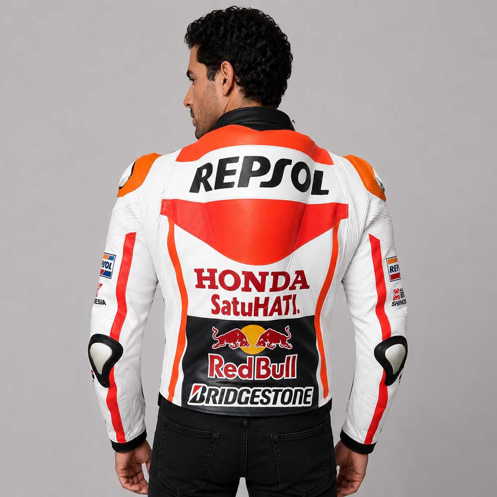 New Mens Multicolor Racing Motorcycle Cowhide Leather Jacket