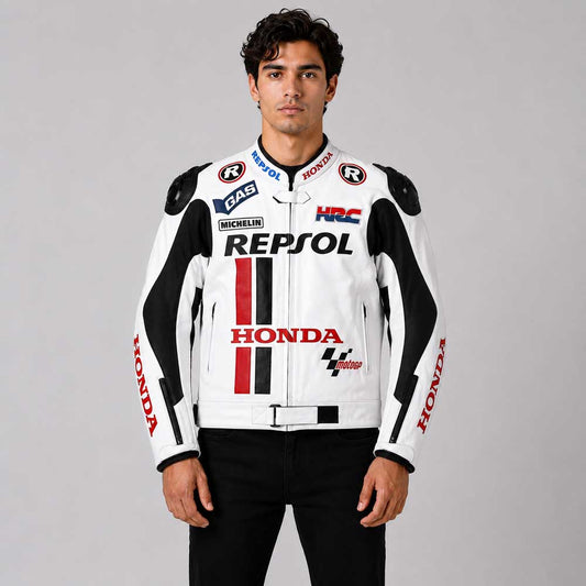Honda Repsol Racing Leather Jacket - 3amoto shop