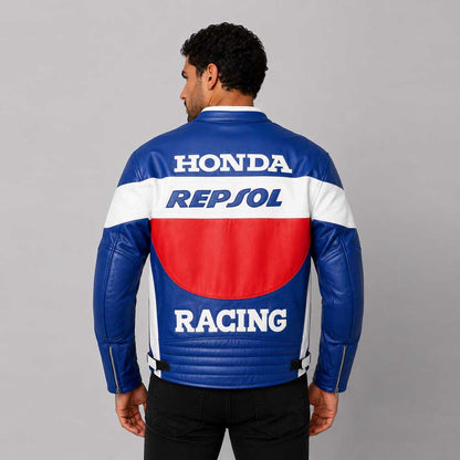 Honda Repsol Vintage Racing Leather Jacket