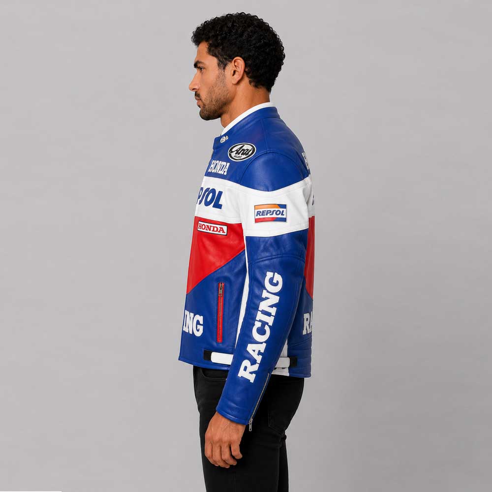 Honda Repsol Vintage Racing Leather Jacket