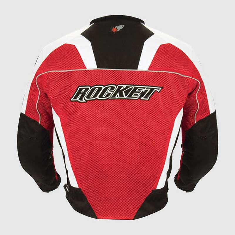 Breathable mesh motorcycle riding jacket with waterproof liner