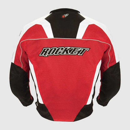Breathable mesh motorcycle riding jacket with waterproof liner
