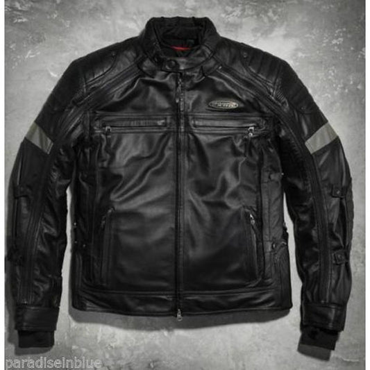 Men's Harley Davidson Leather Jacket - Fashion Leather Jackets USA - 3AMOTO