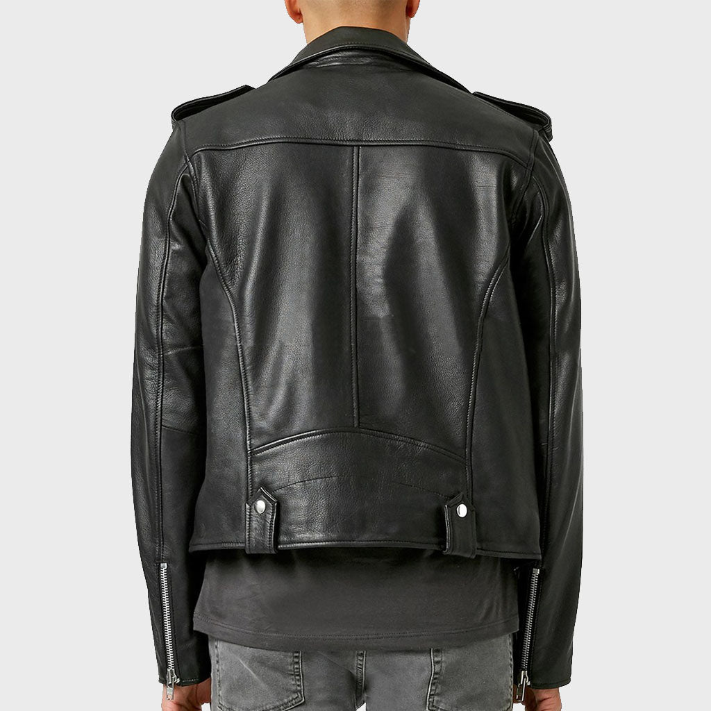 Shop Men's Leather Biker Jacket Leather Motorcycle Jacket