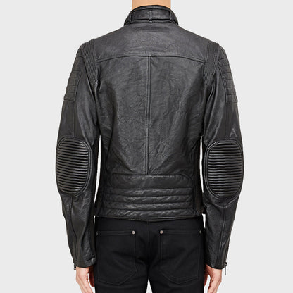 Men's Motorcycle Summer Leather Jacket - Riding Jacket