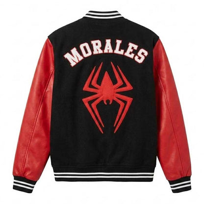 Miles Morales Spider-Man Across the Spider-Verse varsity jacket by 3AMOTO
